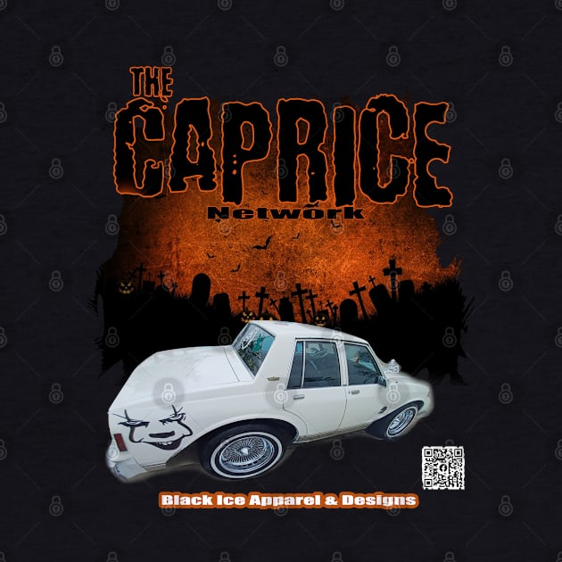 The Caprice Network Spooky Graveyard Boo Box Halloween by Black Ice Design